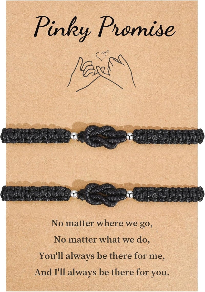 VU100 Matching Bracelets for Couples Bracelets Gifts for Girlfriend Boyfriend Long Distance Relationship Gifts Matching Bracelets Present for Birthday Christmas Anniversary - Image 1
